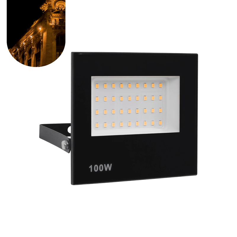Refletor de led 100W Spotlight Bivolt à prova d'água Luz forte