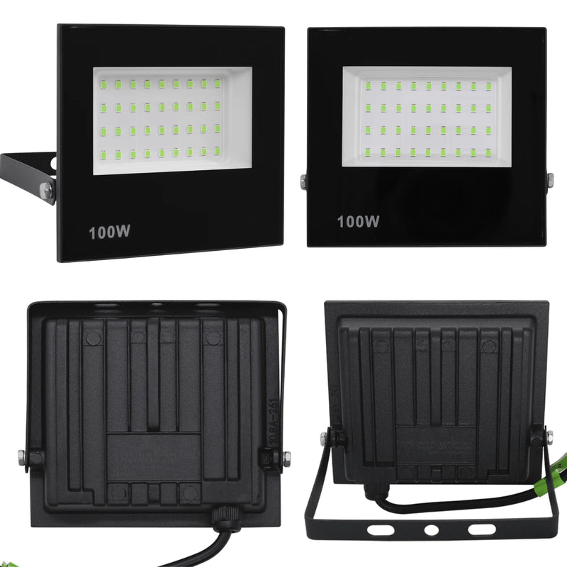 Refletor de led 100W Spotlight Bivolt à prova d'água Luz forte