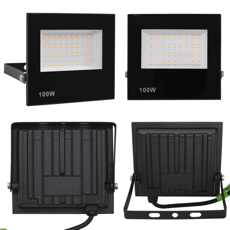 Refletor de led 100W Spotlight Bivolt à prova d'água Luz forte
