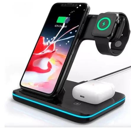 4 In 1 Wireless Station Induction Charger Base