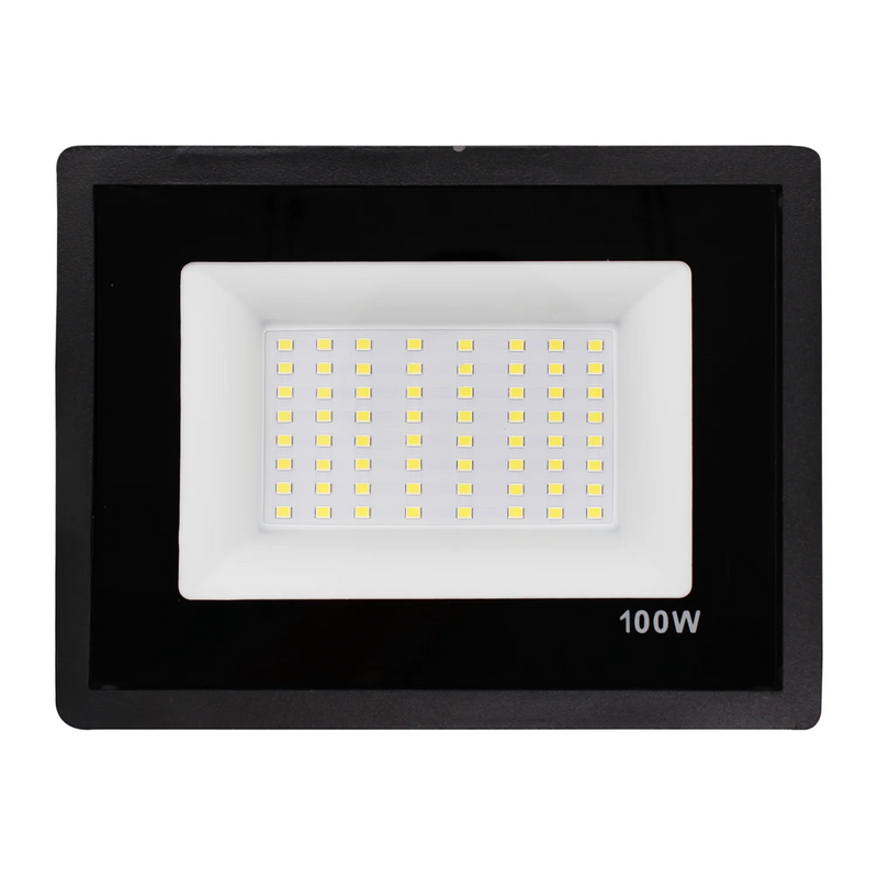 Refletor de led 100W Spotlight Bivolt à prova d'água Luz forte