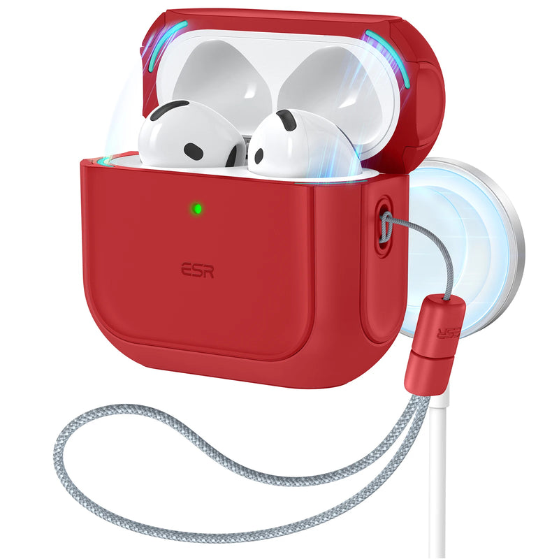 Capa ESR para AirPods 4ª geração AirPods 4 2024 MagSafe com proteção contra quedas HaloLock para AirPods Pro 2ª/1ª geração 2023/2022