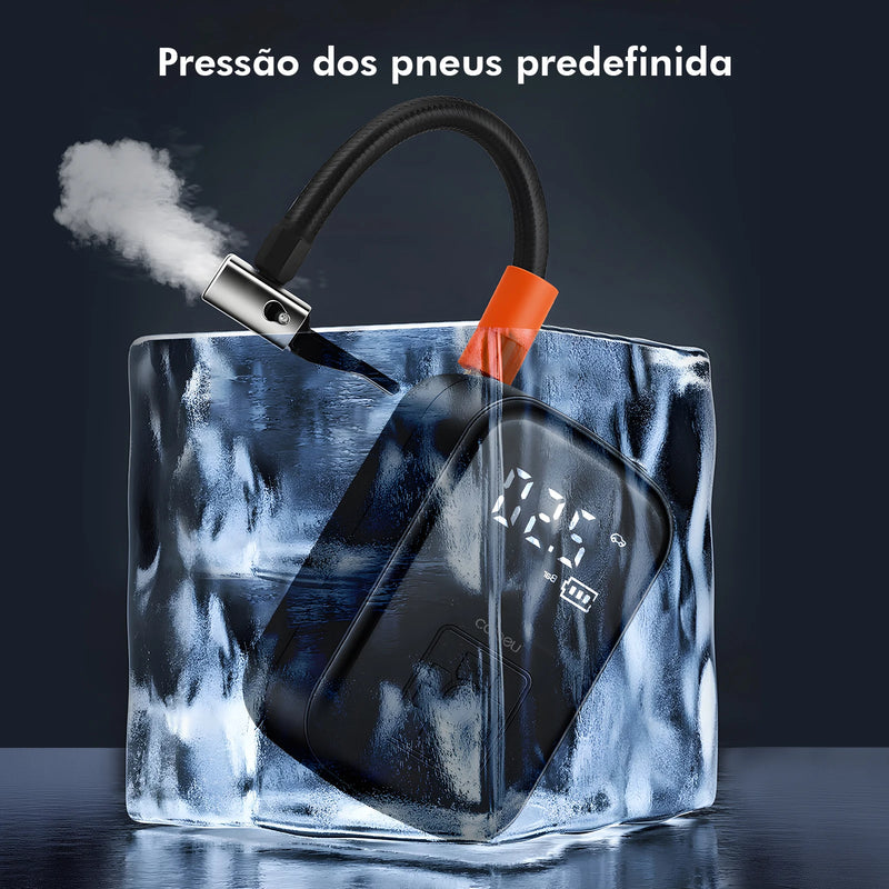 Portable Air Compressor, Portable Mini Air Compressor, Car Tire Filling Pump, Portable Air Pump, LED Lighting
