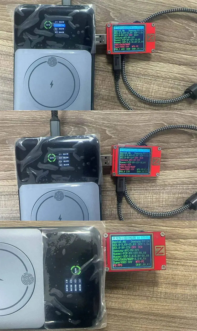 289.5W Graphene Power Bank OLED Color Screen Display 25000mah/92.5Wh PD3.1 140W Wireless15W PPS QC Laptop Phone Fast Charging