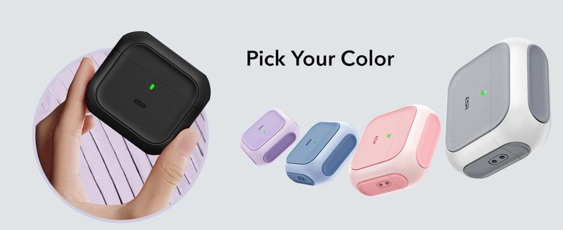 Capa ESR para AirPods 4ª geração AirPods 4 2024 MagSafe com proteção contra quedas HaloLock para AirPods Pro 2ª/1ª geração 2023/2022