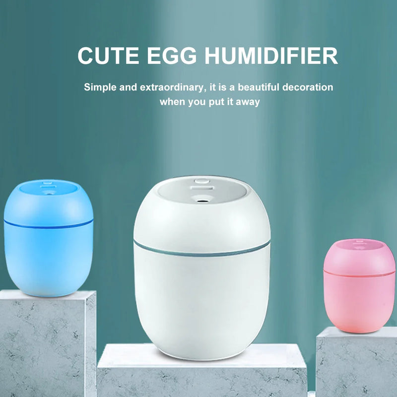 USB Mini Air Humidifier Aroma Essential Oil Diffuser For Home Car Ultrasonic Mute Mist Maker Diffuser with LED Color Lamp