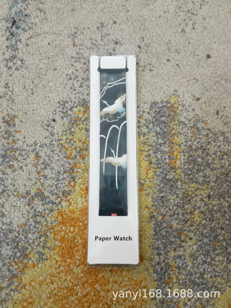 Smart Watch 2024 Trend PaperWatch PaprseWatch Paper Waterproof Youth Peple  Electronic Creative Variety of Styles