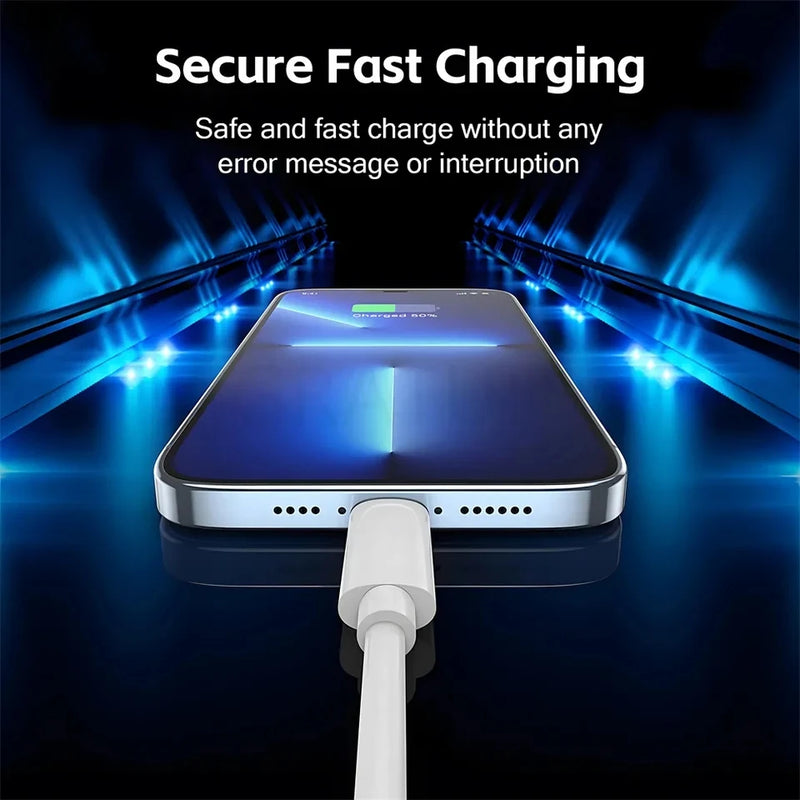 35W PD Fast Charger Cable for iPhone 11 12 13 Pro 8 14 Plus XS Max XR X SE USB C Quick Charge Cord 1m 1.5m 2m PD Charging Cable