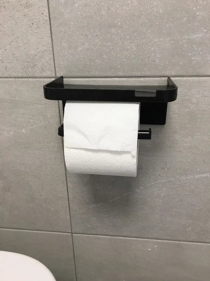 Toilet Paper Holder Plastic Storage Rack Kitchen Towel Placement Of Seasoning Bottles Bathroom Wall Roll Of Paper Phone Storage