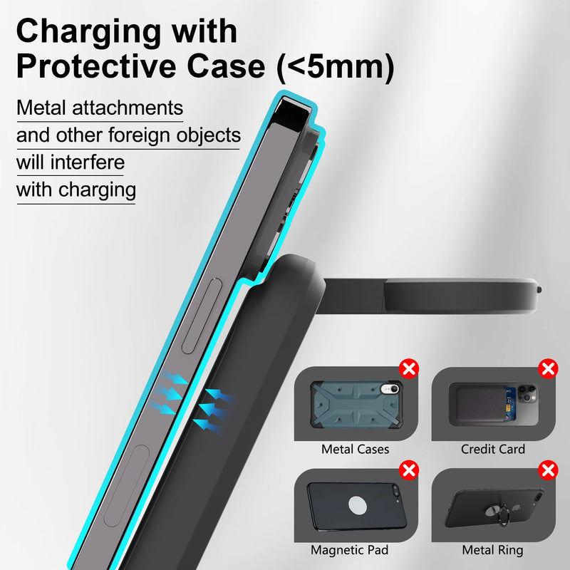 SwanScout 703A Wireless Charger for iPhone 16 15 14 13 12 11 Series Charging Station for Apple Watch 10 Ultra 2 for AirPods 4 2