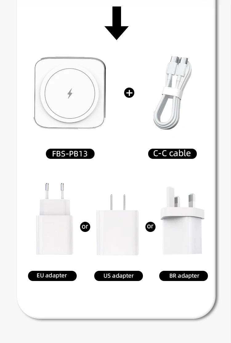 Carregador sem fio magnético 3 em 1 com certificação Qi2, suporte de carregamento dobrável de alumínio para iPhone 16/15/14 Pro Max, AirPods, iWatch