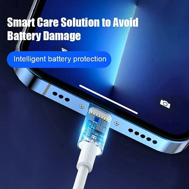 35W PD Fast Charger Cable for iPhone 11 12 13 Pro 8 14 Plus XS Max XR X SE USB C Quick Charge Cord 1m 1.5m 2m PD Charging Cable