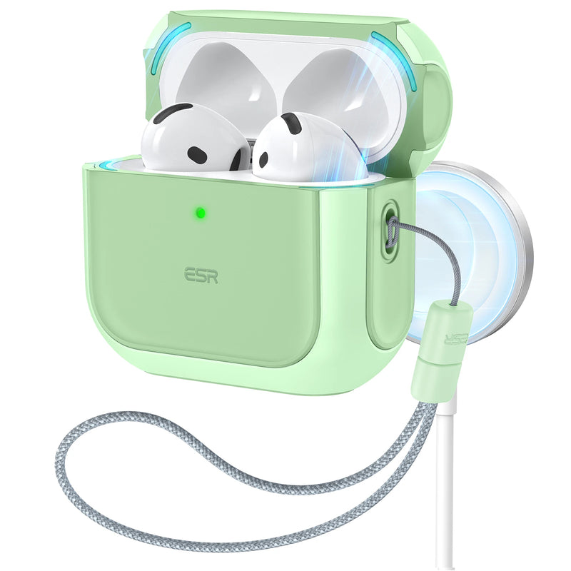 Capa ESR para AirPods 4ª geração AirPods 4 2024 MagSafe com proteção contra quedas HaloLock para AirPods Pro 2ª/1ª geração 2023/2022