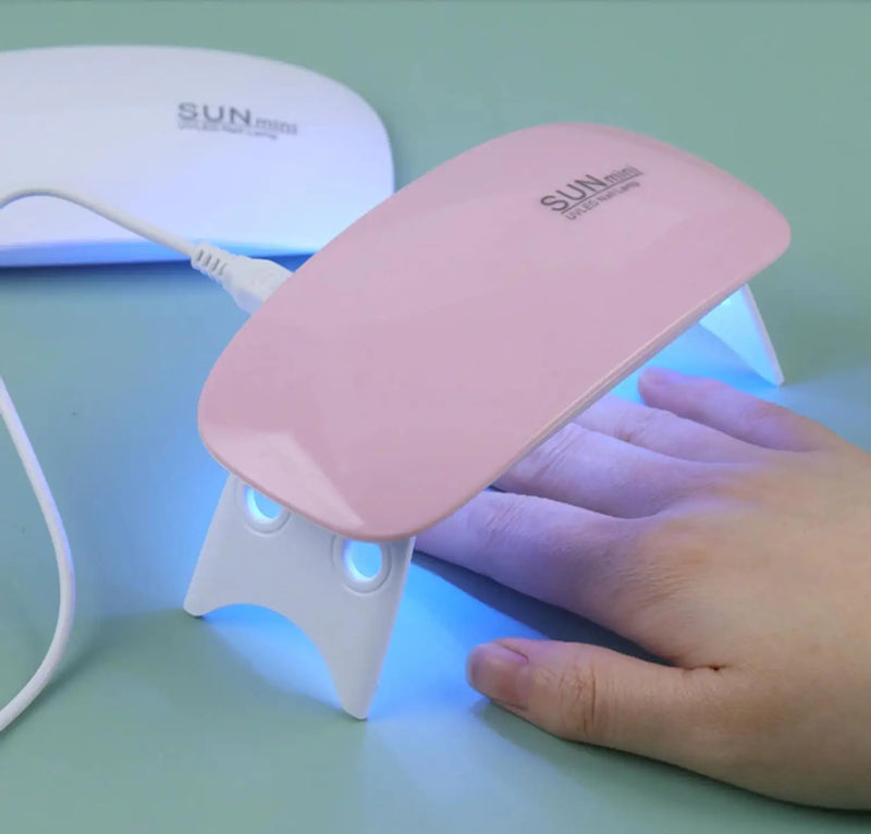 DAFUSHOP mini Cabine Forninho Sun Mini Estufa 6w Led Uv Portátil Manicure Mulher Beleza Pronta entrega